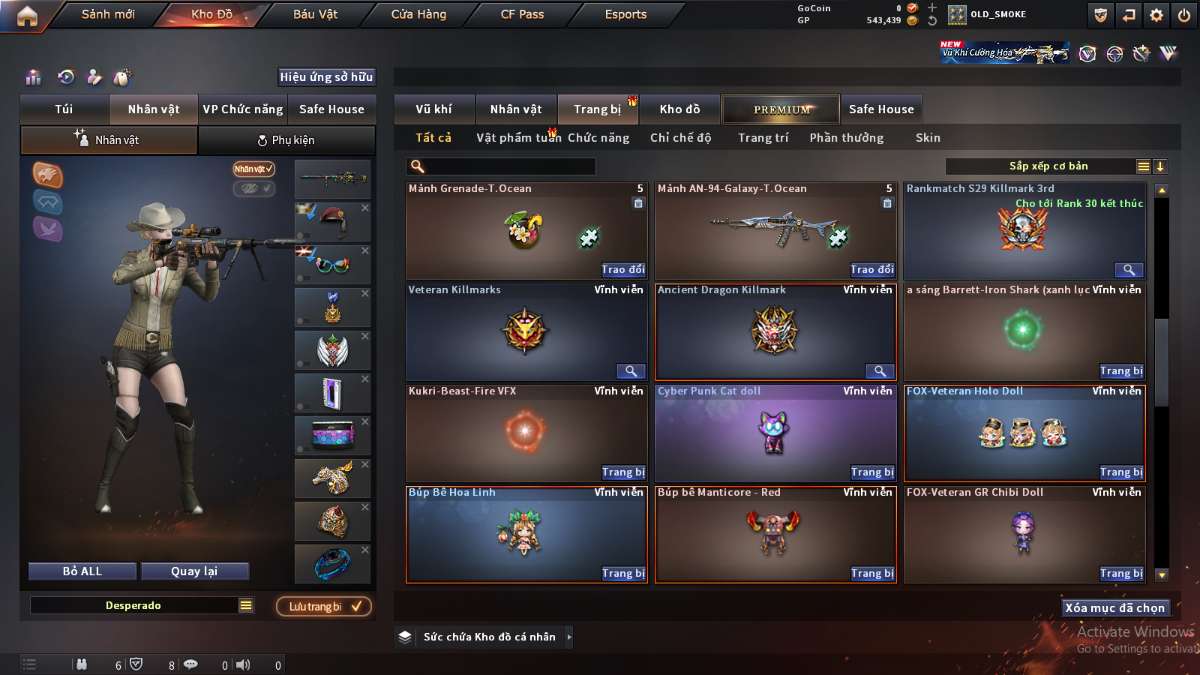 shop acc cf uy tin gia re